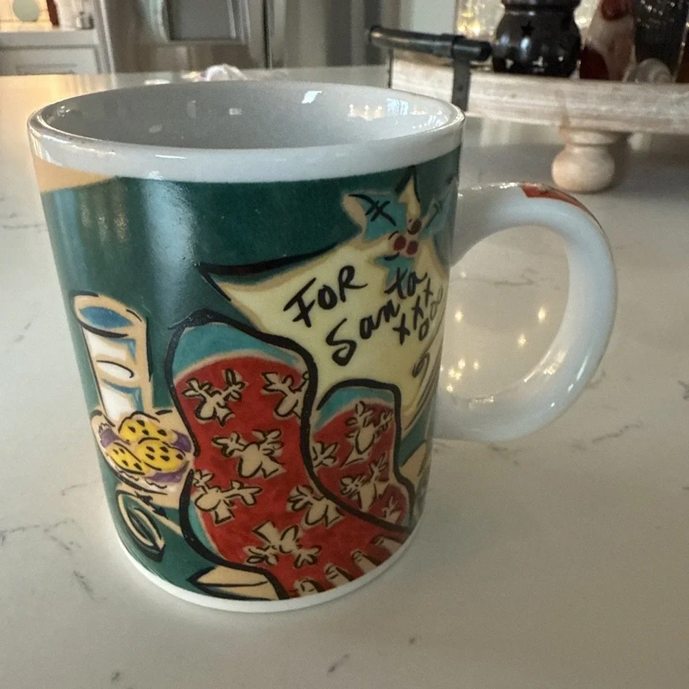 STARBUCKS 'Home For The Holidays'  by Mary Graves Ceramic Collectable Mug